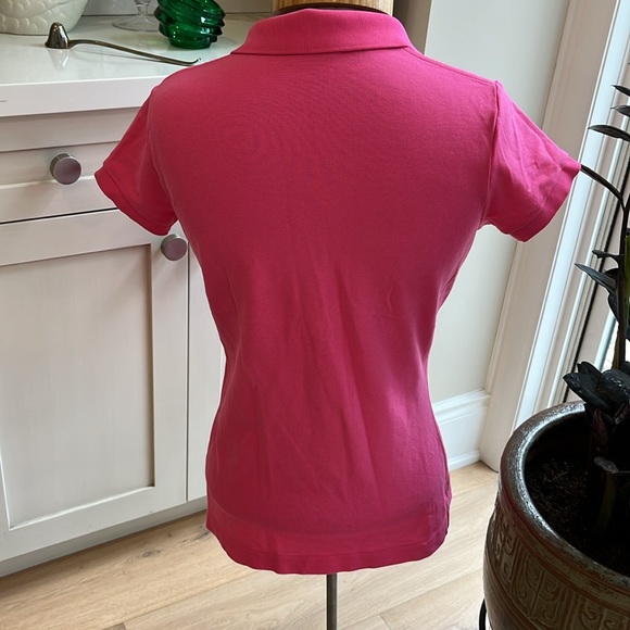VGuC Lily Pulitzer pink cap sleeve activewear polo shirt - Picture 6 of 11